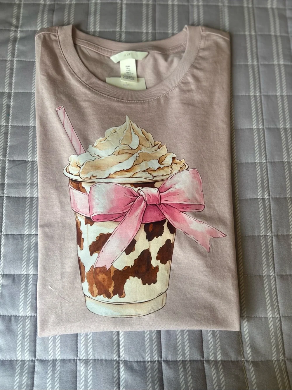Pink Coffee Graphic Short Sleeve Tee